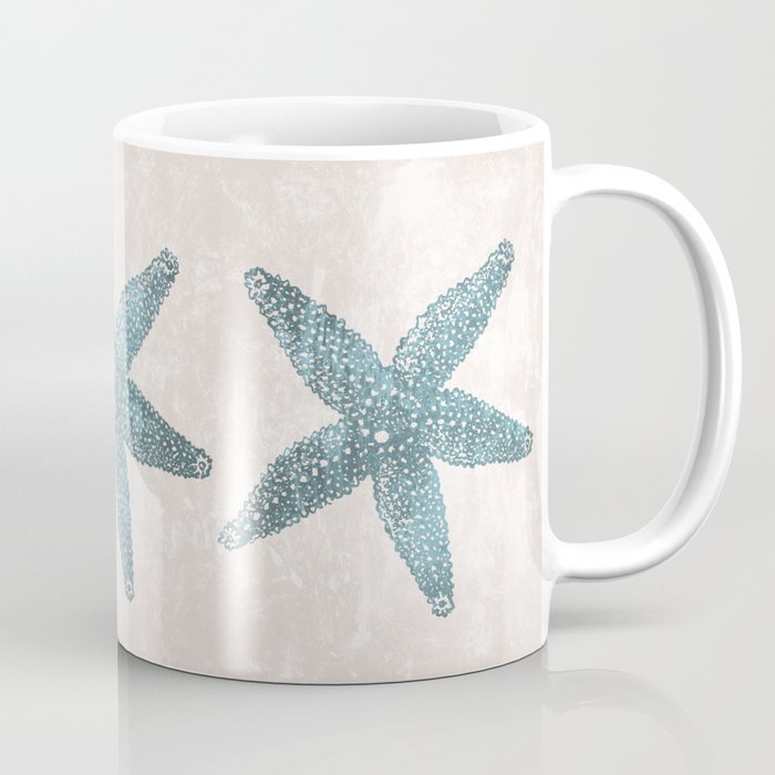 Aqua Starfish Coffee Mug