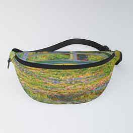  The Water Lily Pond And Japanese Bridge Painted by Claude Monet Fanny Pack