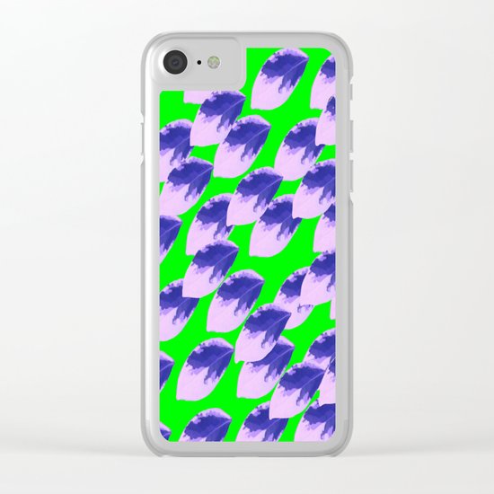 The Limeade Leaves Clear iPhone Case