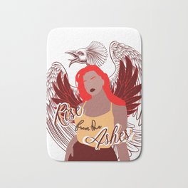 Rise from the Ashes Bath Mat | Cancer, Autoimmune, Chronic, Disease, Daughter, Strong, Awareness, Fight, Disorder, Friend 