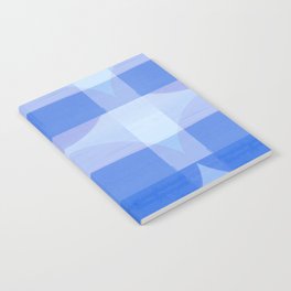A Touch Of Indigo - Soft Geometric Minimalist Blue Notebook