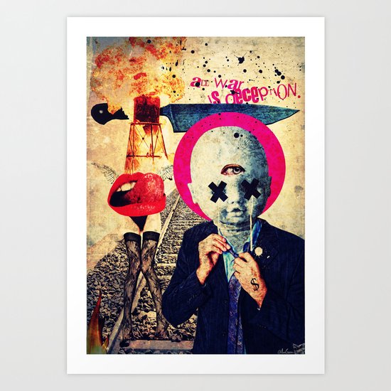 All War Is Deception Art Print