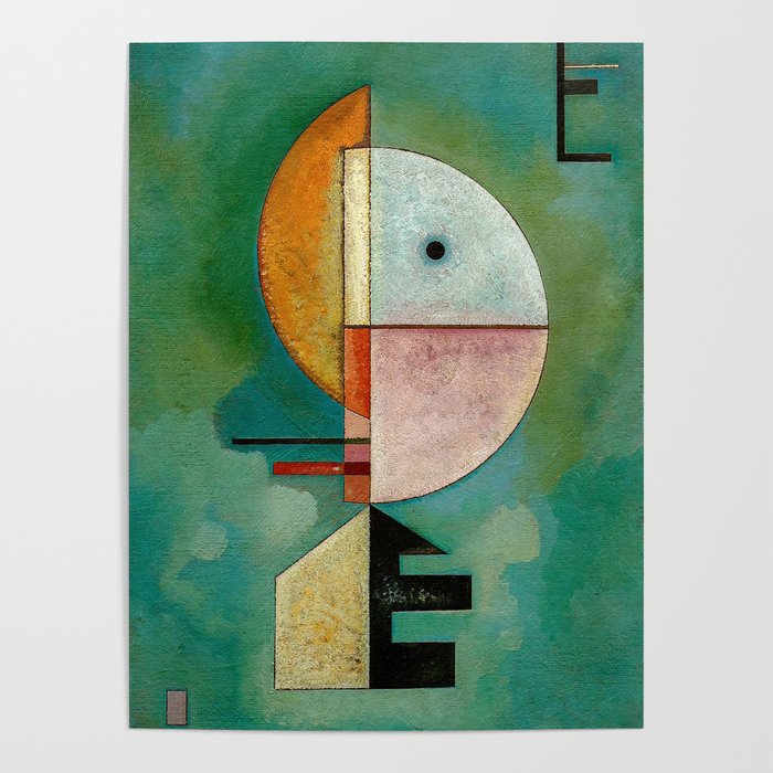 Kandinsky Upward Abstract Art Painting Poster