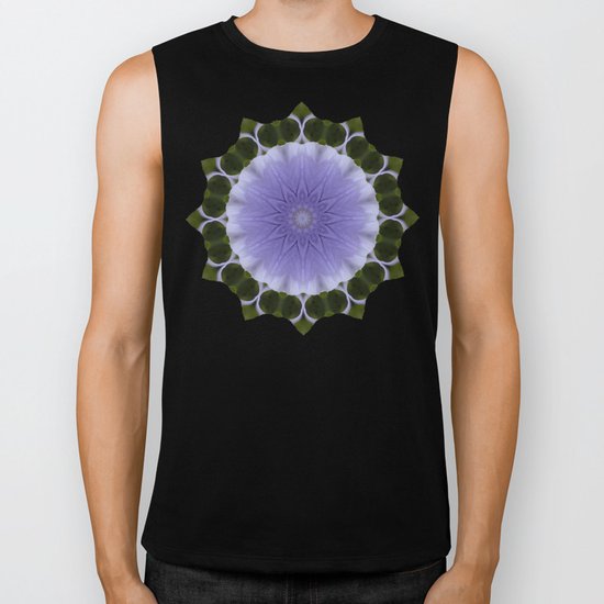 Mauve Kaleidoscope Biker Tank