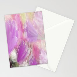 Jungle Flowers in Lilac Stationery Card