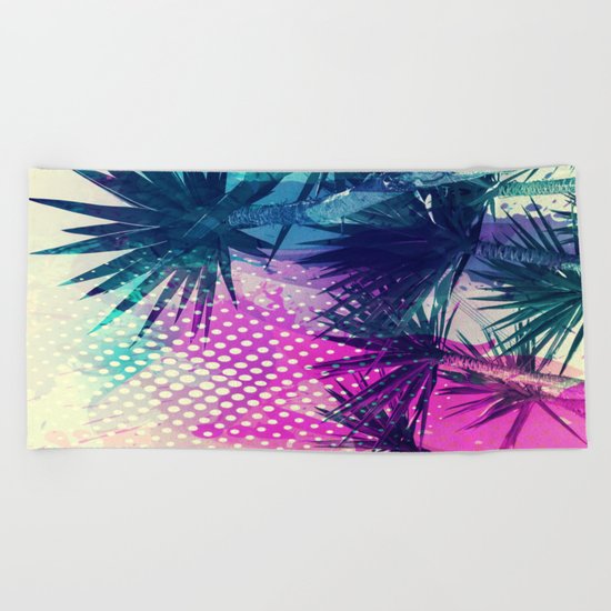 Tropical Explosion Beach Towel