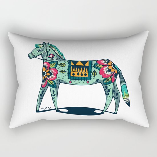 Ngựa Rectangular Pillow