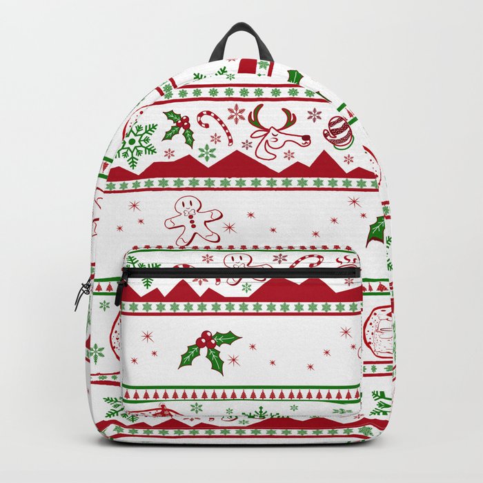 Santa babe red & green Backpack
