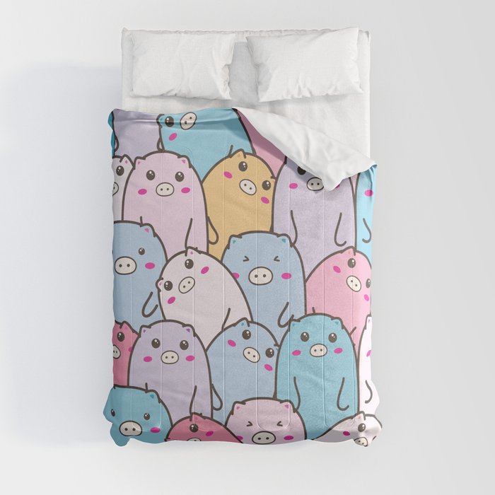 Funny Pigs Comforter