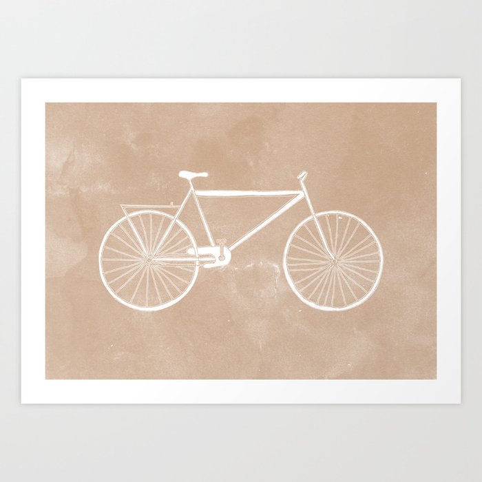 Bicyclette. Art Print by WEUSEDTODANCE | Society6