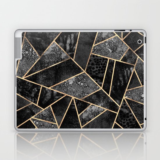 Black Stone 2 Laptop & iPad Skin