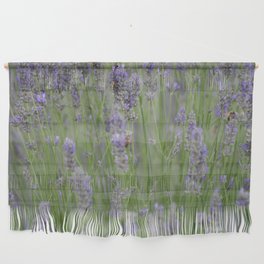 A Blur Of Beautiful Lavender Flowers Photograph Wall Hanging