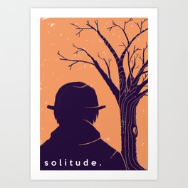 Solitude. Art Print