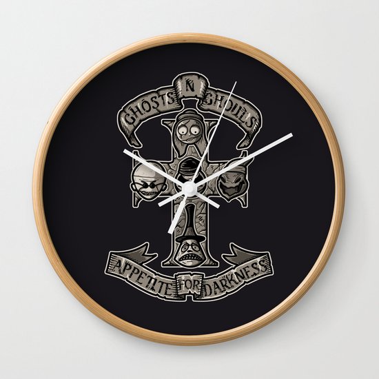 APPETITE FOR DARKNESS Wall Clock