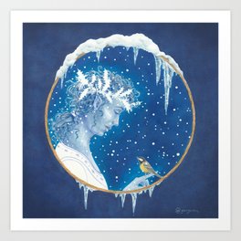 The Winter Elf Art Print