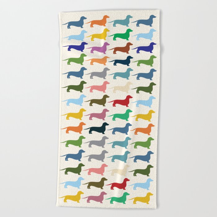 Dachshund Beach Towel