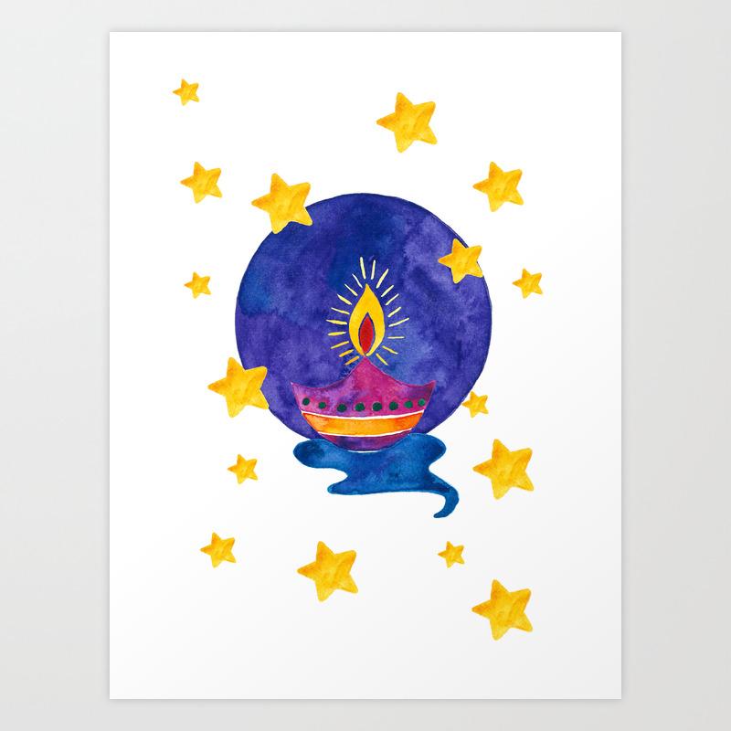 Happy Diwali Art Print By Cynh Society6
