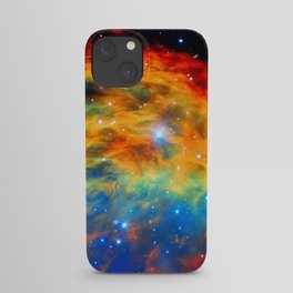 Rainbow Medusa Nebula iPhone Case