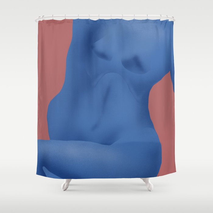 Surreal figurative var 3 Shower Curtain