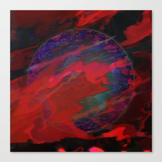 Atmospheric Disturbance - World 22-01-17 Canvas Print