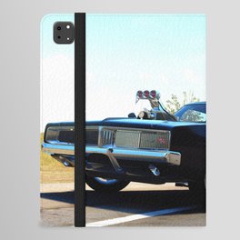 Blown RT Charger black muscle car automobile transportation color photograph / photography poster posters iPad Folio Case