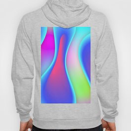 holographic 3d backdrop with modern trendy blend Hoody