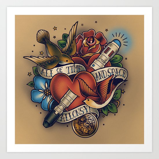 All of Time and Space Art Print