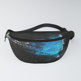 Painted blue raspberry martini cocktail Fanny Pack