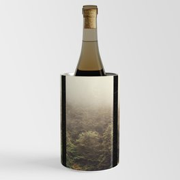 Window to the Forest and Fog-PNW Wine Chiller