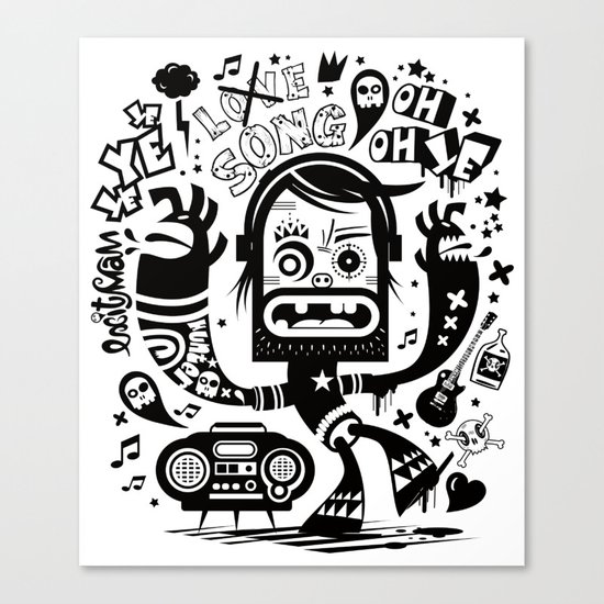 This is not a love song Canvas Print