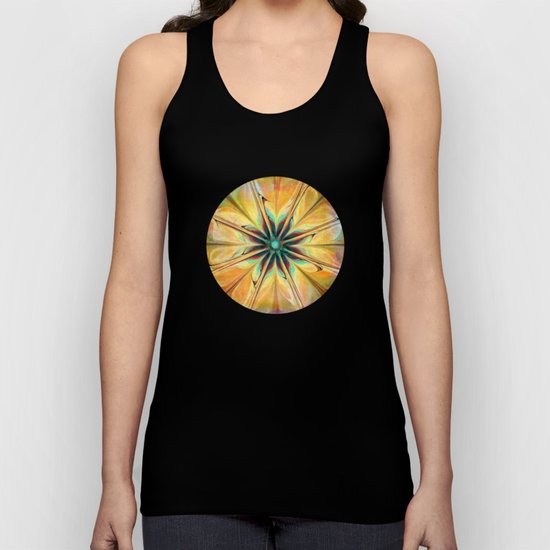Yellow Flower Unisex Tank Top