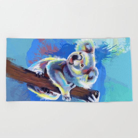 Koala Bear Beach Towel