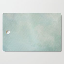 Blue gray watercolor background Cutting Board