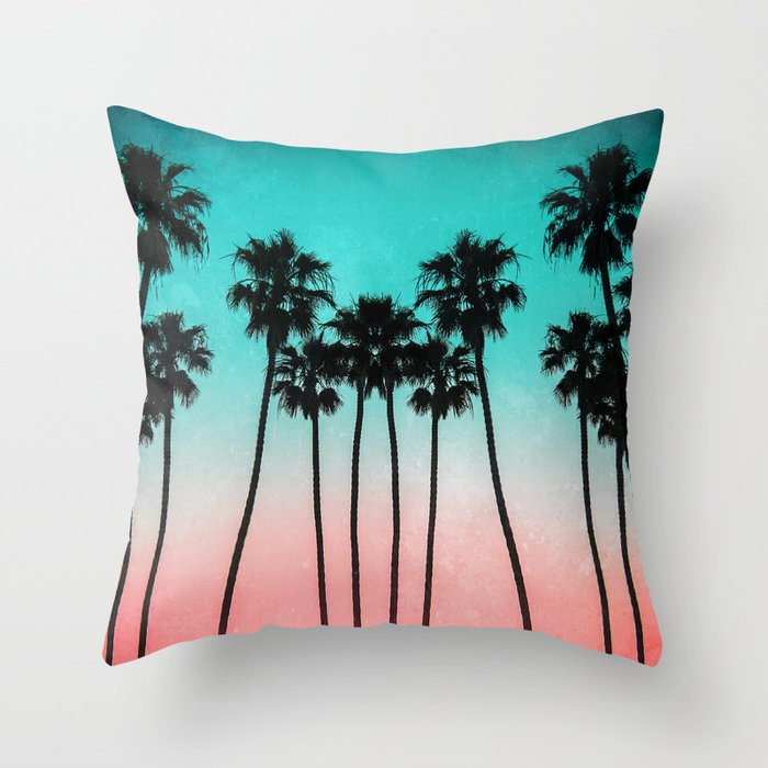 Palm Trees 3 Throw Pillow