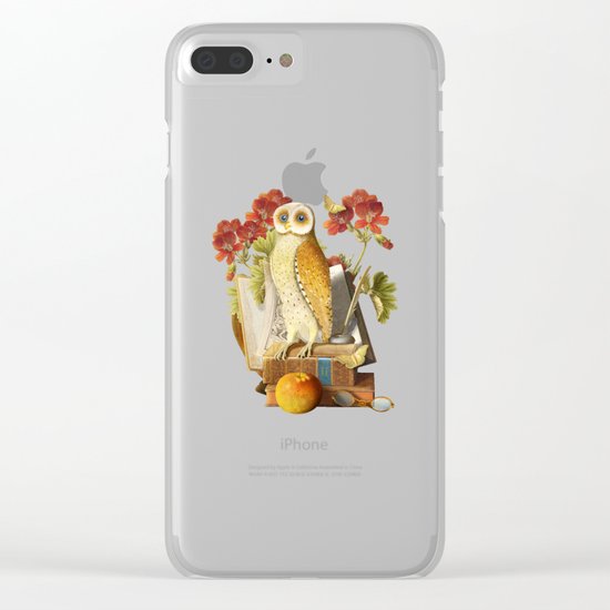 Apprentice Owl Clear iPhone Case
