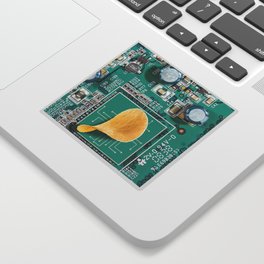 Computer Chip Sticker