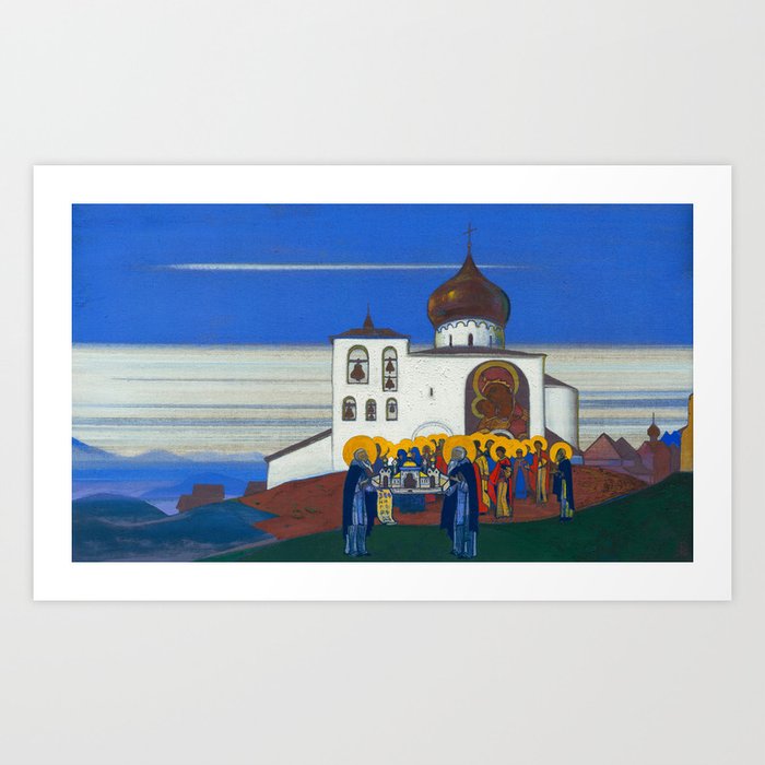 Zvenigorod, 1933 by Nicholas Roerich Art Print