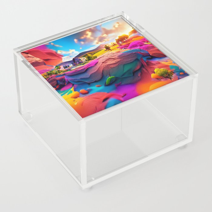 home and color Acrylic Box
