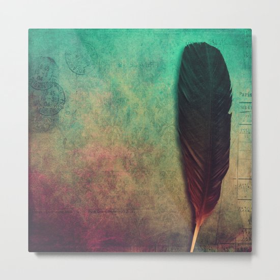 RAVEN'S KISS Metal Print