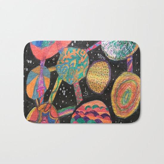 Space Travel Bath Mat