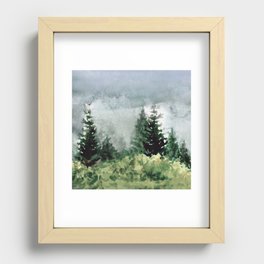 Pine Trees 2 Recessed Framed Print