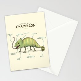 Anatomy of a Chameleon Stationery Card