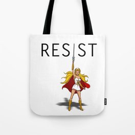 She-Ra says "RESIST" Tote Bag