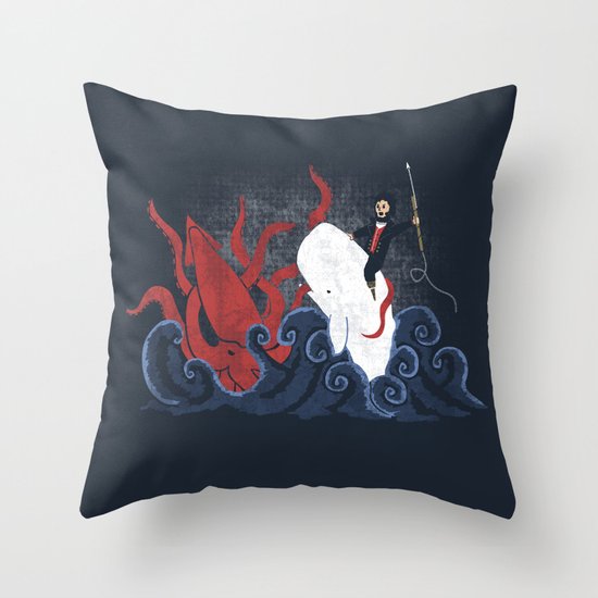 Dangerous Waters Throw Pillow