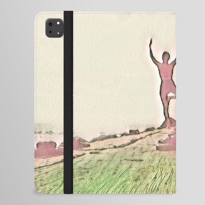 Woman Doing Yoga 6 iPad Folio Case
