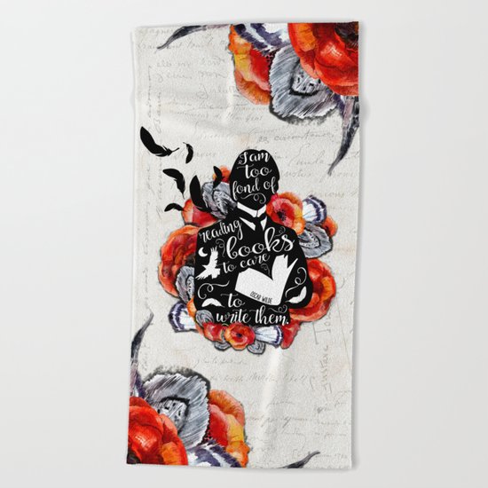 Picture of Dorian Grey - Too Fond of Reading Beach Towel