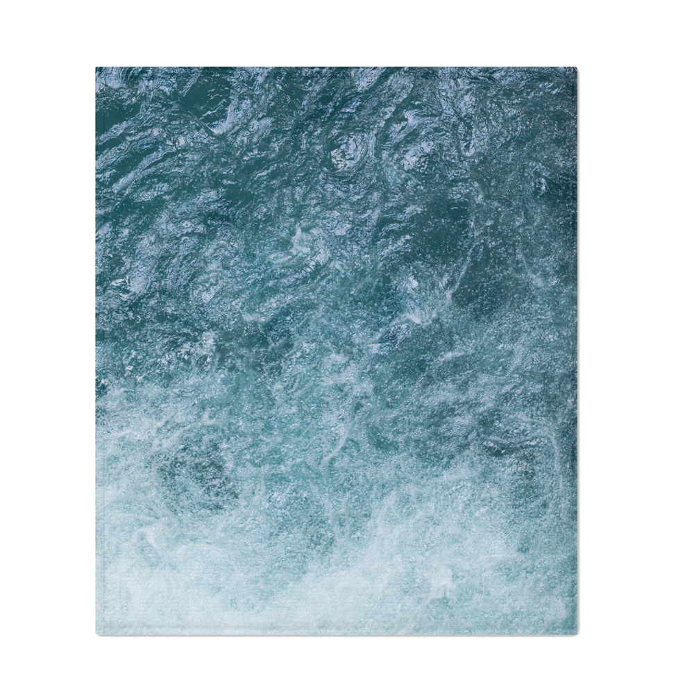 Mountain Waters II Vertical (Norway) Throw Blanket by benrenschen