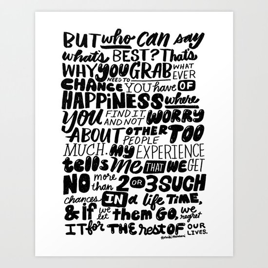 who can say what's best? Art Print