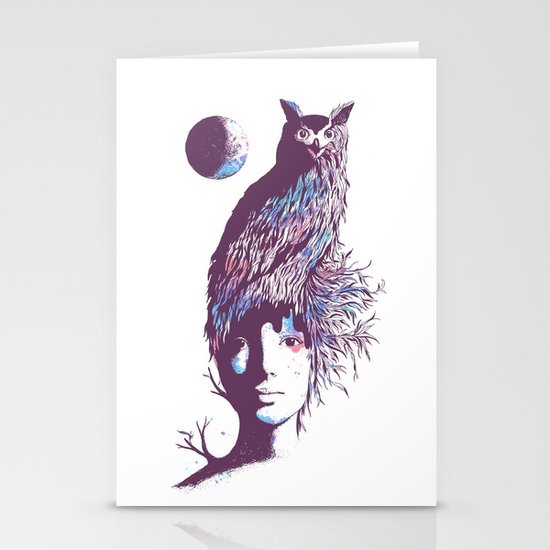 Night Watcher Stationery Cards