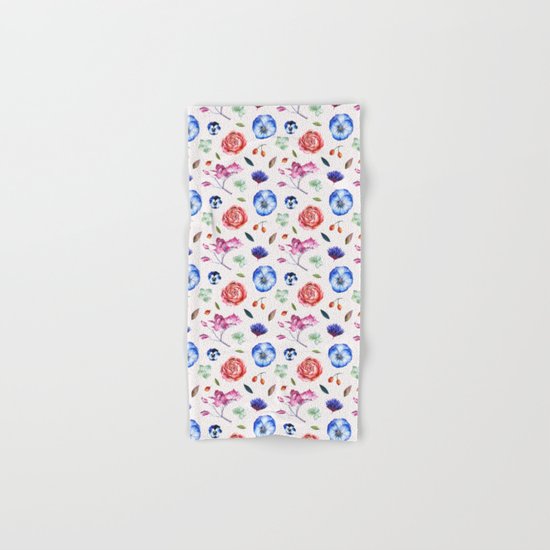 Spring flower patterns Hand & Bath Towel